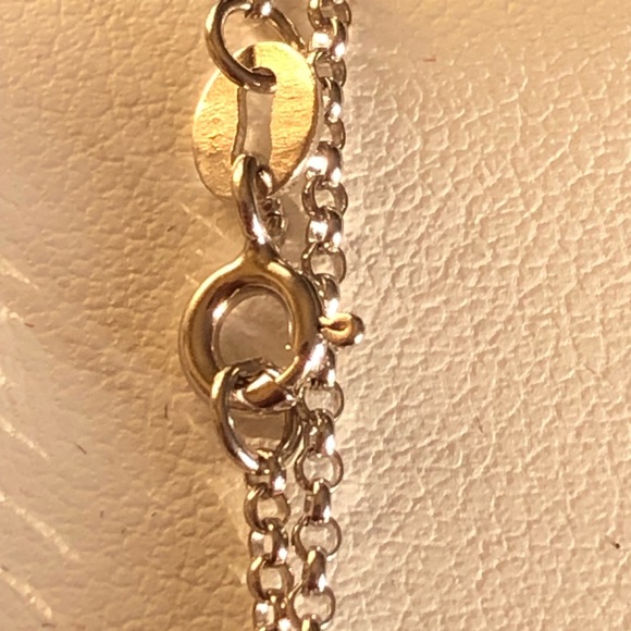 NWOT Sterling Silver 3 Heart Necklace - Picture 7 of 7